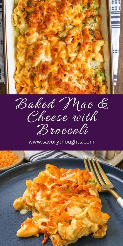 Mac And Cheese With Broccoli Mac And Cheese With Meat Recipe, Meaty Mac And Cheese, Meals With Broccoli, Vegetable Mac And Cheese, Budget Casseroles, Mac And Cheese With Broccoli, Best Baked Mac And Cheese, Cheap Easy Dinner Recipes, Broccoli Mac And Cheese