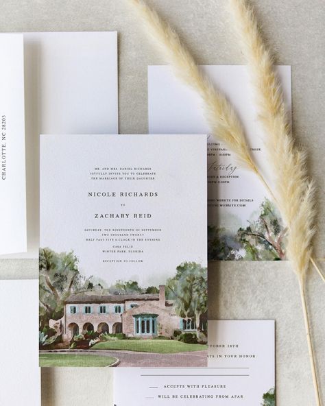 #floridawedding #casafeliz #winterparkwedding #winterparkfl #casafelizwedding #orlandowedding #orlandoflorida #greenweddingshoes #loveauthentic #intimatewedding #loveintentionally #stylemepretty #thatsdarling #wedding #weddingwire #weddingseason #weddinginspo #stationery #stationeryaddict #weddinginspiration #uniqueweddingideas #weddingvenue #weddingvenues #smallweddingideas #weddinginvitations #weddingstationery #stationerydesign #customweddinginvitation Vineyard Wedding Invitations, Greenery Invitation, Winery Vineyard, Eucalyptus Wedding Invitation, Watercolor Green, Winter Park Fl, Wedding Anniversary Invitations, Orlando Wedding, Watercolor Invitations