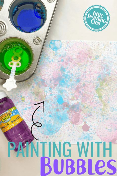 Painting With Bubbles, Preschool Outdoor Activities, Bubble Activities, Toddler Daycare, Outdoor Activities For Toddlers, Toddler Outdoor, Bubble Painting, Fun Activities For Toddlers, Screen Free Activities