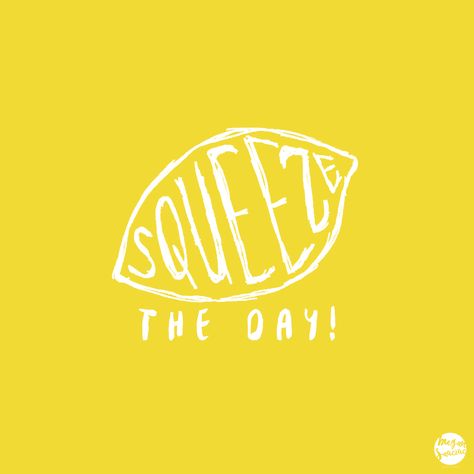 Squeeze the day and turn those lemons into lemonade! #lemon #graphicdesign #typography #illustration #motivation #inspiration © Megan Sauciuc 2016 Illustration Motivation, Lemon Puns, Lemon Quotes, Lemonade Stand Party, Lemon Crafts, Squeeze The Day, Typography Illustration, Sweet Lemon, Slogan Tshirt