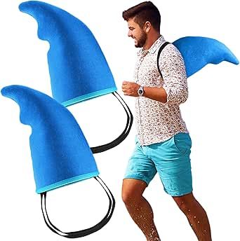 Gejoy 2 Pcs Halloween Shark Fin Costume Shark Accessory Easy to Wear Sharks Play Costume Props for Adults Cosplay Diy Shark Costume, Drama Performance, Halloween Shark, Marine Party, Shark Accessories, Shark Costume, Shark Head, Shark Costumes, Easy Costume