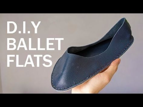 Time-lapse: Making Wide & Barefoot Ballet Flats | DIY w/ Minimal Tools - YouTube Diy Ballet Flats, How To Craft, Time Lapse, Ballerina Flats, Ballet Flats, Ballet, Tools