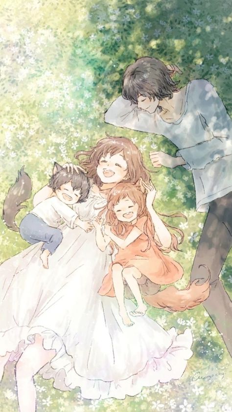 Momochy Ookami Kodomo No Ame To Yuki, Wolf Children Ame, Studio Ghibli Fanart, Studio Ghibli Background, Wolf Children, Anime Picture Hd, Studio Ghibli Art, Celestial Art, Ghibli Art