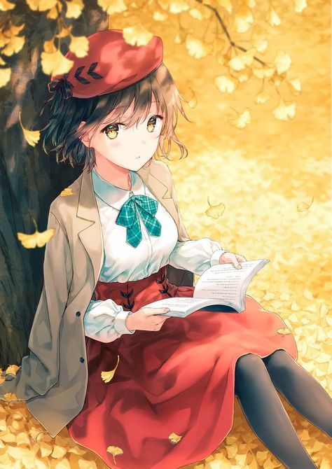 Fan Art Anime, Wallpaper Animes, Reading A Book, Anime Angel, Art Anime, Anime Boys, Anime Kawaii, Manga Drawing, Anime Scenery