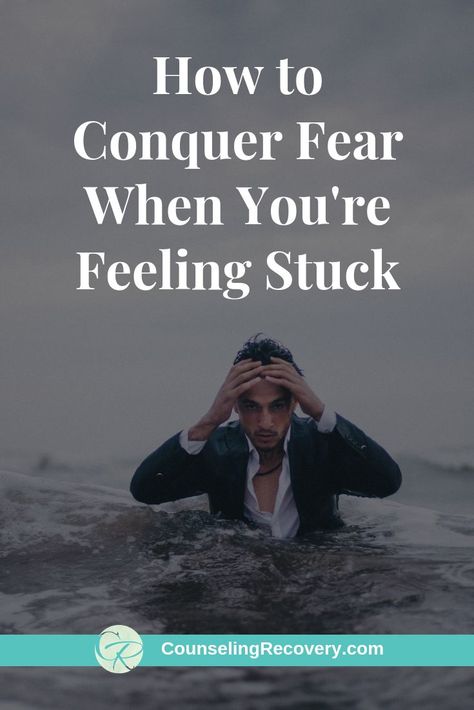 How to face your fear when you're feeling stuck. Overcoming fear takes effort but if you don't know how it creates more suffering. Learn practice tips how you can take care of yourself when you're in fear. Click the image to learn how! #fear #counselingrecovery #personalgrowth #worry #relationships #relationshiptips #lettinggo #mentalhealth #recovery #stuck #codependency Conquer Fear, Facing Fear, Personal Growth Motivation, What Men Want, Ways To Show Love, Personality Development, Improve Mental Health, Make A Man, Overcoming Fear