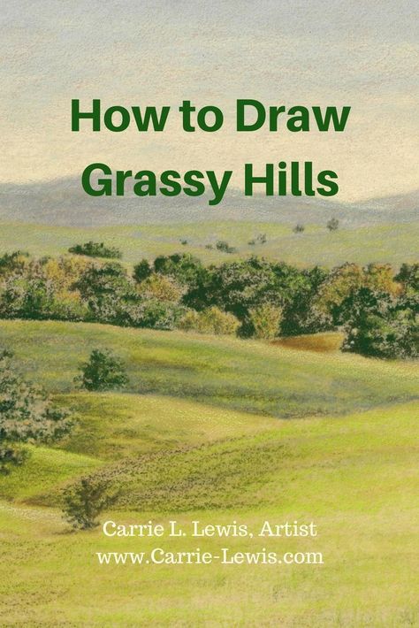 Welcome back to this Tuesday Tutorial on drawing a landscape on sanded art paper. We're past the halfway point now. Today, I'll show you how to draw grassy hills. Villa Landscaping, Spring Sketch, Landscaping Drawing, Landscape Drawing Tutorial, Tutorial On Drawing, Texas Landscaping, Hydrangea Landscaping, Using Colored Pencils, Landscaping Trees