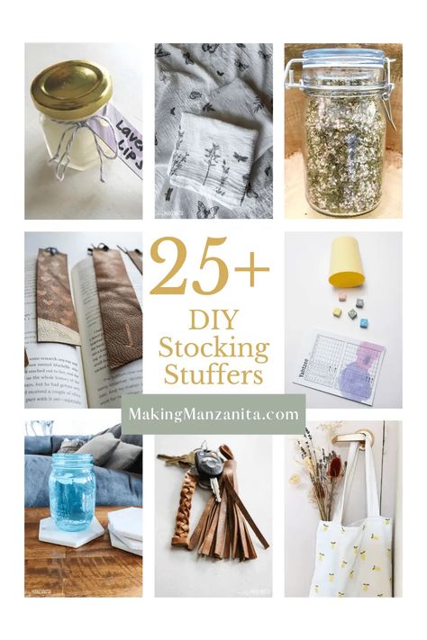 Looking for DIY stocking stuffers that you can make at home this year? Switch it up and stuff the stocking full of something thoughtful and homemade! Check out these 25+ creative DIY stocking stuffer ideas to get inspired! Easy Diy Stocking, Easy Diy Stockings, Homemade Stocking Stuffers, Diy Stocking, Diy Wellness, Home Stuff, Diy Stocking Stuffers, Diy Stockings, Diy Christmas Presents