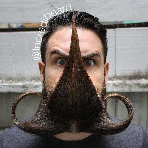 Mr. Incredibeard: Guy With A Thousand Beards Becomes Internet Celebrity | Bored Panda Crazy Beard, No Shave November, Beard Designs, Beard Art, Beard Man, Bread Designs, Beard Styles Short, Viking Beard, Beard Style