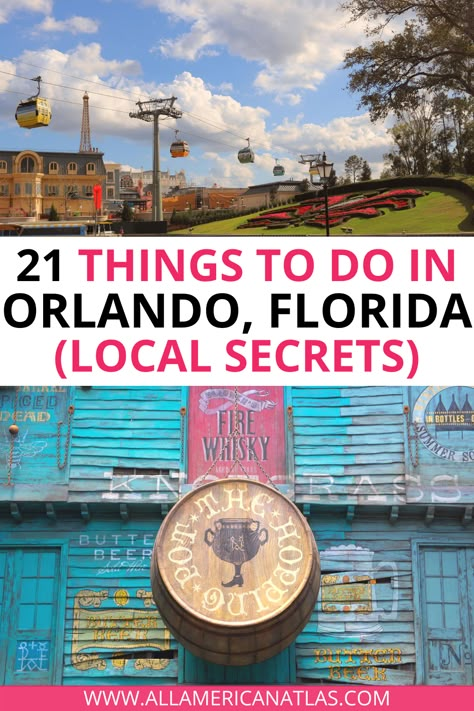 Check out this local's guide to what to do in Orlando besides the theme parks, including the best non-touristy things to do in Orlando if you want something off the beaten path. These are the best Orlando travel tips if you want to see the real Orlando, Florida. Orlando Day Trips, Must Do In Orlando Florida, Parks In Orlando Florida, Orlando Without Theme Parks, Cheap Things To Do In Orlando Florida, Places To Visit In Orlando Florida, Orlando Trip Planning, What To Pack For Orlando Florida, Orlando Florida International Drive