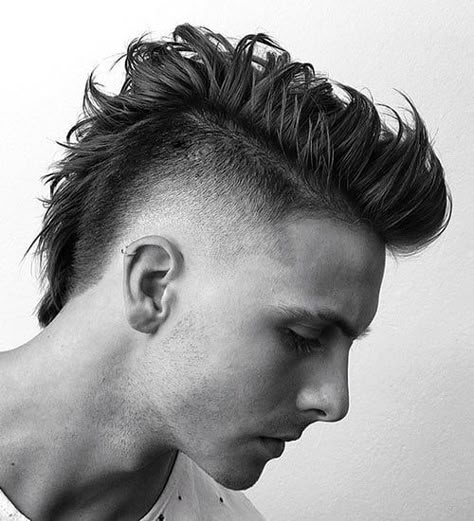 Short Hair Mohawk, Long Mohawk, Mohawk For Men, Matrix Hairstyle, Short Mohawk, Mohawk Hairstyle, Hairstyles Reference, Mohawk Haircut, Mohawk Hairstyles Men