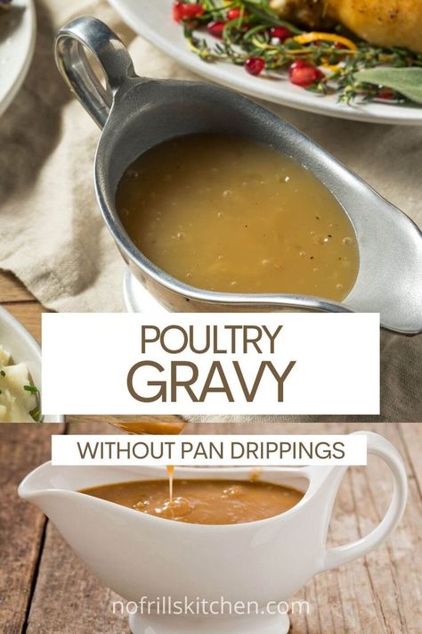 Wondering how to make gravy without pan drippings? Check out this recipe! Pan Drippings Gravy, Gravy Recipe Without Drippings, Chicken Gravy From Broth, Easy Chicken Gravy, Gravy Without Drippings, How To Make Gravy, Country Gravy, Easy Turkey, Holiday Eating