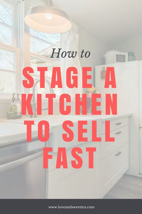 Staging Kitchen Counters, Staging A Kitchen, Stage House For Sale, Stage Kitchen, House For Sell, Kitchen Staging, Home Staging Tips, Moving Home, Sell My House