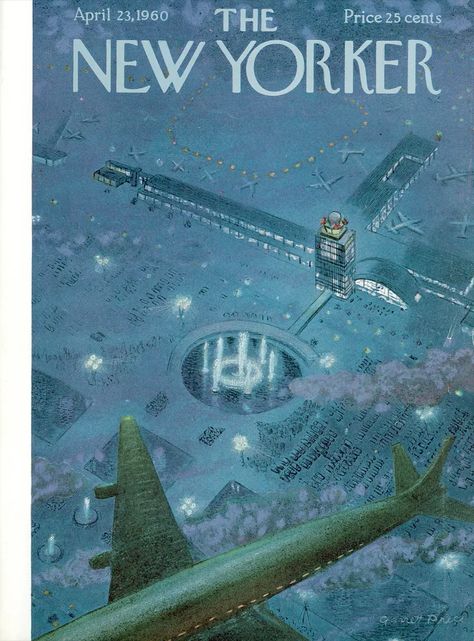 The New Yorker April 23, 1960 Issue | The New Yorker Garrett Price, The New Yorker Magazine, New Yorker Magazine, New Yorker Covers, Winter Illustration, Cover Artwork, Vintage Magazine, The New Yorker, Magazine Art