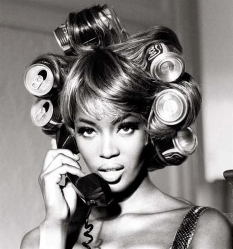 Bruce Weber, Ellen Von Unwerth, Vintage Black Glamour, Photoshoot Themes, On The Phone, Roller Set, Photoshoot Concept, Foto Art, Hair Rollers