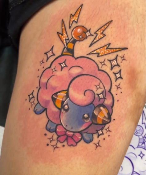 Tattoo by Lealigot Pokemon Tattoo Ideas, Cute Kawaii Things, Pokemon Tattoos, Studio Ghibli Tattoo, Baby Pokemon, Nail Art Tattoo, Old Pokemon, Ghibli Tattoo, Future Tattoo Ideas