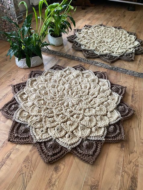 Asteria Crochet Pattern, Crochet Doily Rug, Doily Rug, Crochet Rug Patterns, Crochet Clothing And Accessories, Crochet Mandala, Crochet Doily, Doily Patterns, Crochet Rug