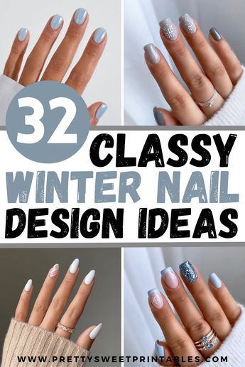 Get inspired with these winter nails. From classy winter nails to cute Christmas nail ideas, we’ve got December nails covered—from neutral winter nails to trendy colors like blue and pink. Whether you're into snowflake nails, Christmas gel nails, or a simple winter manicure, these ideas include short nails, acrylic options, and cute winter nail art for a pretty, polished look. Start with early winter nails for 2024 or fall into winter with these manicure ideas tailored to your winter style! Gel Nail For Winter, December Gel Nails Ideas, Cute Short Winter Acrylic Nails, Winter Squoval Nails, Square Gel Nails Winter, Nails Color For Winter, Xmas Manicure Ideas, Light Winter Nail Colors, December Nails Not Christmas