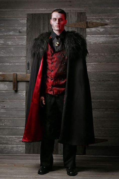 Vampire Costumes Vampire Costume For Men, Dracula Outfit, Vampire Attire, Vampire Men, Shows Like Stranger Things, Classic Vampire, Scary Clown Costume, Halloween Costumes For Men, Costumes For Men