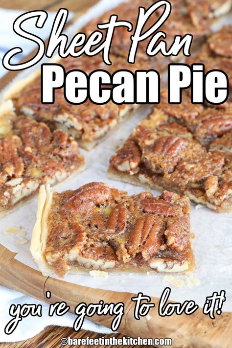 Sheet Pan Pecan Pie Pecan Pie Sheet Pan, Pecan Pie Pizza, Sheet Pan Treats, Pecan Pie Bars With Sugar Cookie Crust, Pecan Pie Bars With Pie Crust, Sheet Cake Desserts For A Crowd, Sheet Pan Desserts For A Crowd, Sheet Pan Pecan Pie, Sheet Pan Cookies