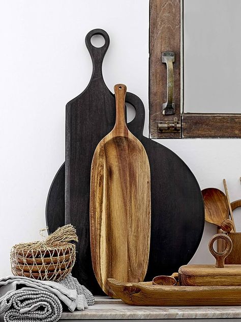 @MadisonHausinger (Madison Hausinger) - Amazon Kitchen Finds - Benable Greige Design, Wood Serving Board, Antique Farmhouse, Farmhouse Wall Decor, Wood Rounds, Wood Tray, Wood Board, Joss And Main, Acacia Wood