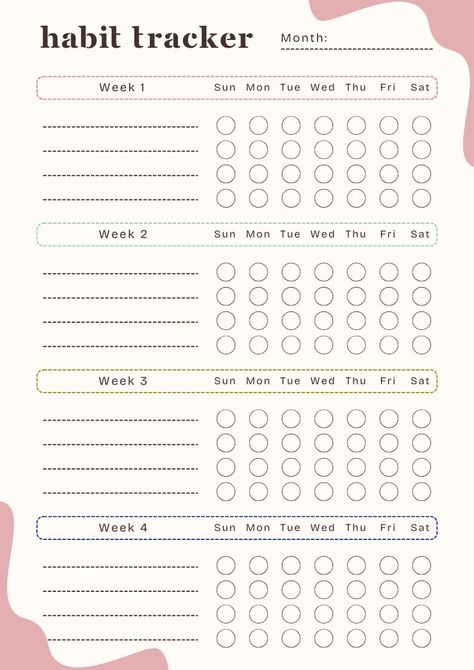 Habit List, Trackers Printable, Bedtime Habits, Morning Routine Healthy, Habits Routine, Bedtime Rituals, Create A Routine, Printable Habit Tracker, Everyday Habits