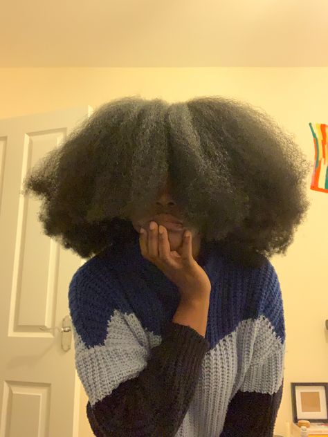 Swimming in my afro 4c hair Fluffy 4c Hair, Died Afro, Blowout Afro, 4c Hair Blowout, 4c Hair Afro, Long Afro Hair, Awkward Length 4c Hairstyles, Long 4c Hair, Fluffy Afro