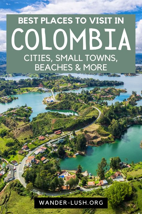 The best places to visit in Colombia – from big cities and small towns to national parks, islands and beaches. #Colombia #Bogota #Medellin #Cartagena #Salento | Where to go in Colombia | Colombia travel | Travel to Colombia | Best things to do in Colombia | Colombia travel tips | Colombia travel guide | Colombia travel itinerary | Colombia travel Cartagena Columbia Travel Guide, Colombia Travel Itinerary, Things To Do In Colombia, Colombia Islands, Travel To Colombia, Colombia Vacation, Cartagena Colombia Travel, Career Break, Colombia Trip