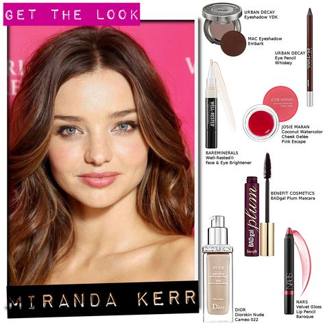 Celebrity inspired makeup Miranda Kerr Miranda Kerr Face, Celebrity Inspired Makeup, Miranda Kerr Makeup, Face Charts, Victoria Secret Model, Nose Contouring, Josie Maran, Face Chart, Inspired Makeup