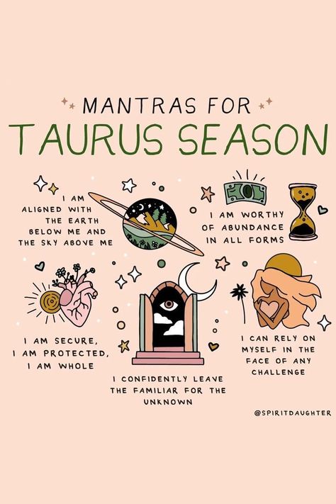 Taurus Journal, Taurus Wallpaper, Spirit Daughter, Taurus Season, Taurus Art, Zodiac Signs Chart, Taurus Zodiac Facts, Astrology Taurus, Witch Spell Book