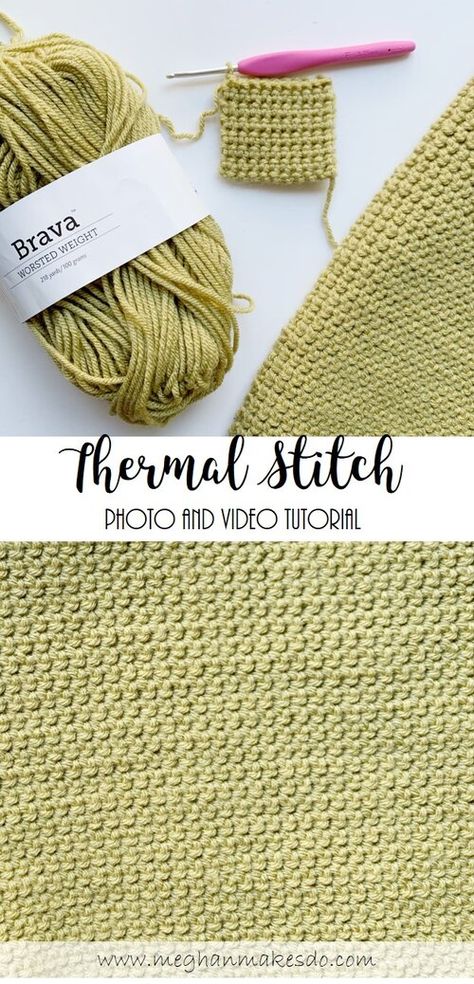 Knitted Crochet Stitch, Single Crochet Stitches Variations, Clean Crochet Stitch, Thermal Blanket Crochet, Crochet Sturdy Stitches, Crochet Combination Stitches, Thick Crochet Blanket Pattern Free, Crochet Stitch Examples, Cross Stitch Single Crochet Tutorial