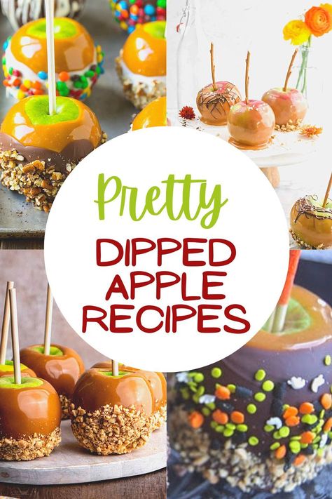 Many enjoy crisp and freshly dipped apples during the fall. But did you know October 31st is National Caramel/Candy Apple Day? Traditional you’ll find candy and caramel dipped apples, although many other variants exist, including: Taffy apples, Chocolate apples, and Jelly apples. Here I have compiled a list of 15 dipped apple recipes for you to try!