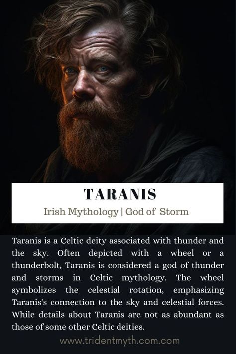 A striking representation of Taranis, the Irish god of thunder and lightning, surrounded by the mystical energy of storm clouds and lightning bolts. Discover the rich mythology and power of Taranis in this captivating Pinterest collection. #CelticDeity #TaranisArt #IrishGod Taranis Celtic God, Scottish Mythology, Celtic Goddesses, Irish Blessing Quotes, Celtic Deities, Viking Tattoo Sleeve, Celtic Myth, Celtic Nations, Celtic Legends