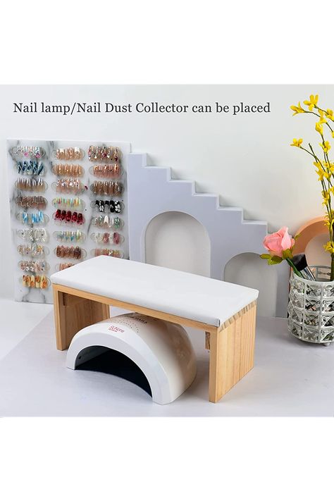 Diy Nail Desk Ideas, Diy Nail Desk, Nail Desk Ideas, Nail Table Ideas, Nail Suite, Nail Arm Rest, Nails Tech, Manicure Station, Nails Professional