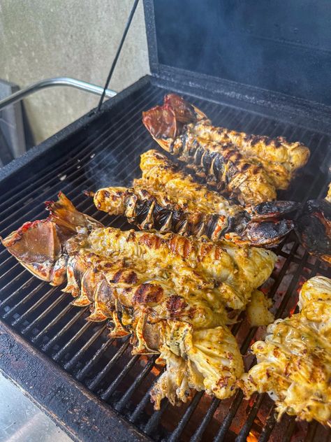 Grilled Lobster Recipes, Grill Lobster Tail Recipe, Grill Nation, Blt Recipes, Grilled Lobster Tail, Mediterranean Foods, Lobster Dishes, Lobster Recipes Tail, Grilled Lobster