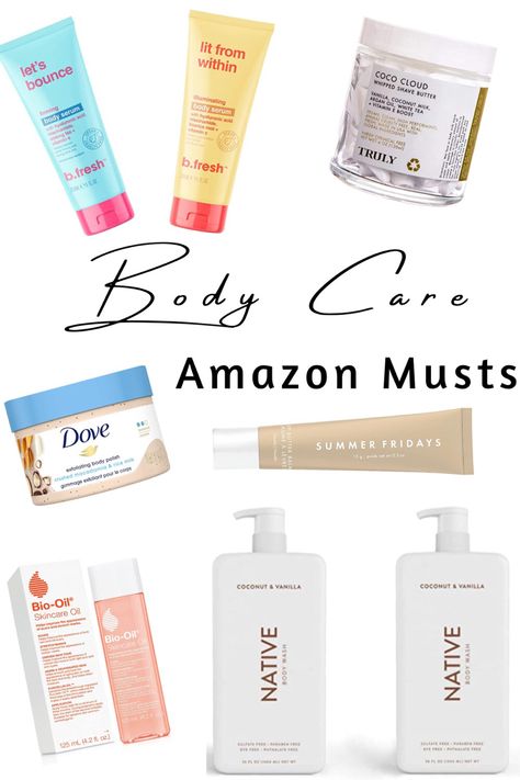 Amazon finds for body care and self care, self love products, treat yourself Self Care Must Haves, Shave Butter, Flawless Makeup Application, Diy Remedies, Body Serum, Beauty Games, Clean Body, Amazon Beauty Products, Beauty Must Haves