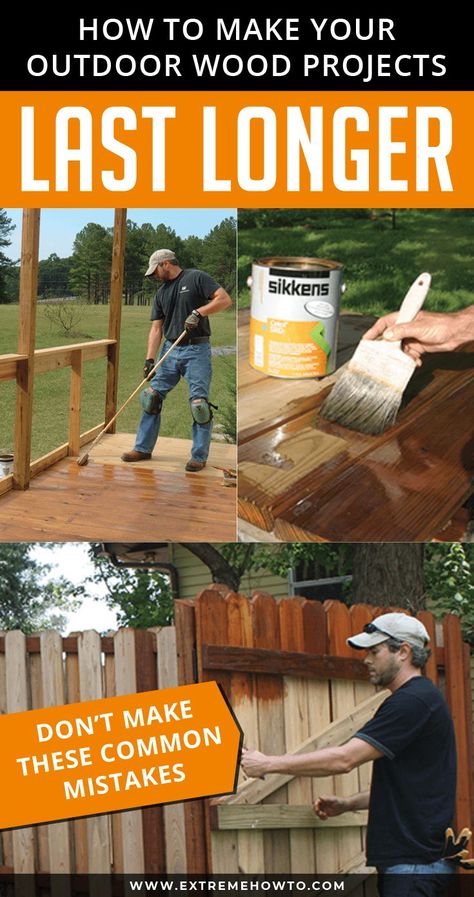 How To Seal A Wood Fence, Outdoor Wood Stain, Treated Wood Deck, Outdoor Curb Appeal, Sealing Wood, Cedar Stain, Trees For Front Yard, Outdoor Wood Projects, Exterior Wood Stain