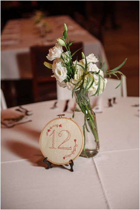 feeling stitchy: Guest Post: A Stitched Wedding by Grace Myers Martin Cross Stitch Wedding, Modest Lace Wedding Dresses, Table Numbers Wedding Diy, Stitch Wedding, Cross Stitch Numbers, Enchanted Garden Wedding, Interracial Wedding, February Wedding, Wedding Cross