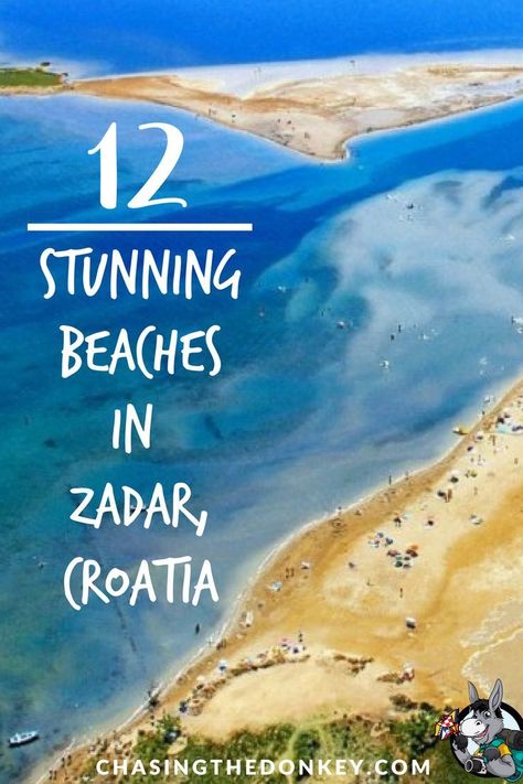 Croatia Travel Blog: #Zadar is an ancient Roman and Venetian city with #museums, #ruins and centuries-old #architecture and #beaches. Here is a list of my top best beaches in Zadar that we've enjoyed for the last 5 years. #CroatiaBeaches #CroatiaTravel #ZadarTravel #CroatiaFullOfNature Croatian Coast, Where Is Bora Bora, Lanai Island, Zadar Croatia, Croatia Beach, Balkans Travel, Plitvice Lakes, Croatia Travel, The Donkey