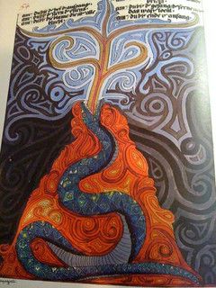 Allegory or reality? Used in ARKANE (Pentecost) Snake Image from Jung's Red Book by TheCreativePenn, via Flickr The Red Book, Manuscript Writing, Carl Jung Quotes, Arte Yoga, Psy Art, The Serpent, Art Therapy Activities, Sigmund Freud, Red Books