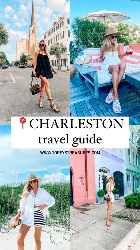 Charleston Travel Guide, Charleston Vacation, Bar Outfits, Charleston Travel, Rainbow Row, Unique Restaurants, Folly Beach, Eat And Drink, Anniversary Trips