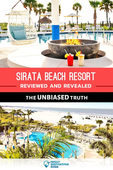 Considering a stay at the Sirata Beach Resort but not sure if it’s right for you? We’re FamilyDestinationsGuide, and we’re here to help: Our Sirata Beach Resort review reveals everything you need to know - and then some. Is this resort worth your money? Discover the truth now. #siratabeachresort #resort #familyresort #floridawithkids #familyvacation Sirata Beach Resort Florida, Florida Beach Resorts, St Pete Beach Florida, Best Family Resorts, Adventurous Things To Do, Madeira Beach, St Pete Beach, Family Destinations, Family Plan