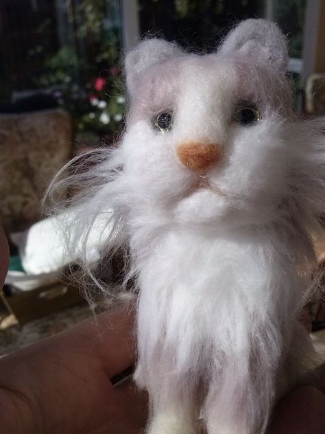 Norwegian mountain cat Mountain Cat, Needle Felting, Felt, Animals