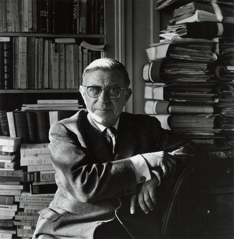 Jean-Paul Sartre  by Ida Kar, 1961 Marc Riboud, Feminist Theory, Jean Paul Sartre, Writers And Poets, Book Writer, Virginia Woolf, National Portrait Gallery, Philosophers, Screenwriting