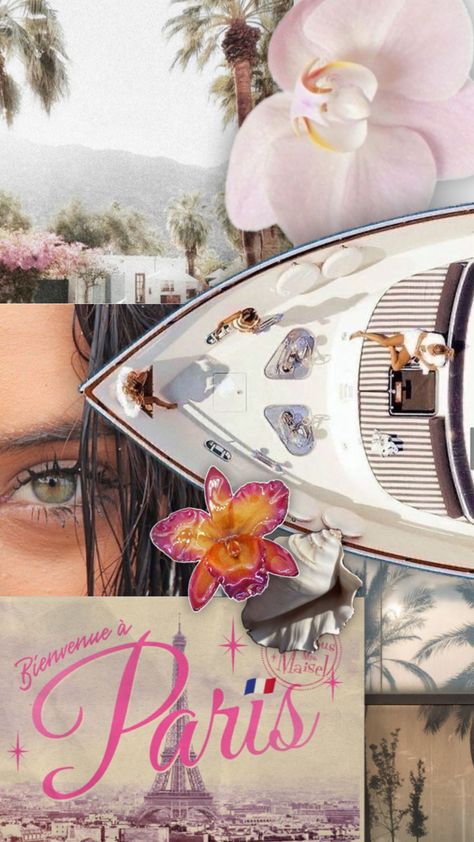 summer moodboard beach cruise paris flowers aesthetic itgirl tropical trees view pink trendy collage Trendy Collage, Vision Collage, Paris Flowers, Summer Moodboard, Tropical Trees, Beach Cruise, Mood Wallpaper, Flowers Aesthetic, Photo Wall Collage