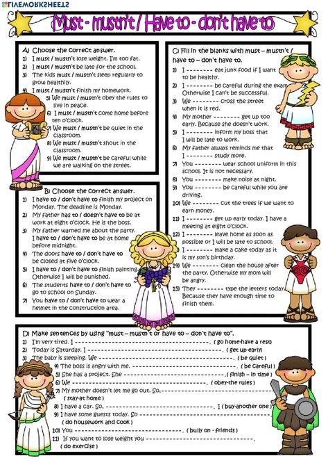 Modal Verbs, Grammar Quiz, Grammar Exercises, English Exercises, English Resources, Grammar Lessons, English As A Second Language (esl), Grammar Worksheets, English As A Second Language