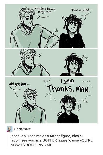 Nico And Jason, Percy Jackson Comics, Zio Rick, Team Leo, Jason Grace, Percy Jackson Fan Art, Percy Jackson Characters, Percy Jackson Memes, Percy Jackson Heroes Of Olympus