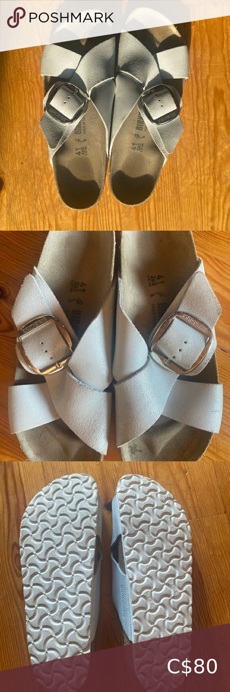 Birkenstock Siena big buckle slide size 41 Birkenstock Siena, Birkenstock Shoes, The Grey, Siena, Just Don, Birkenstock, Buckle, Sparkle, Grey