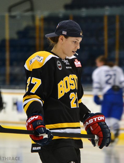 Warm-ups | subject :: Hilary Knight | by :: Boston Blades, CWHL via thrace-.tumblr.com Hilary Knight Hockey, Women Hockey, Hockey Shot, Hilary Knight, Dallas Stars Hockey, Hockey Quotes, Bruins Hockey, Stars Hockey, Dream Jobs