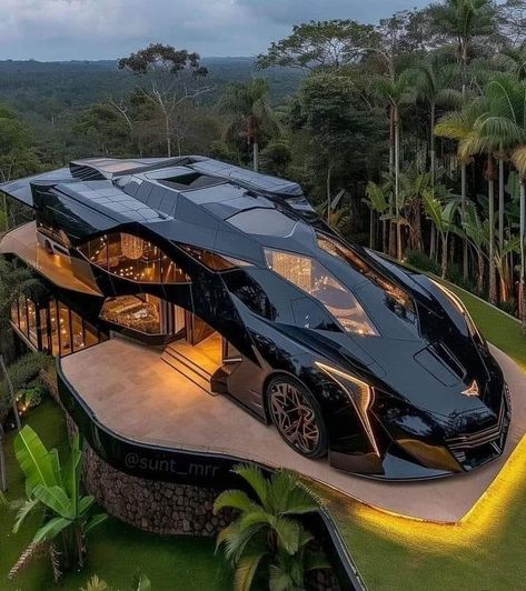 Futuristic House, Dream Life House, Luxury Homes Dream Houses, Futuristic Cars, Design Your Dream House, Dream House Exterior, Pretty House, Dream Home Design, Luxury House