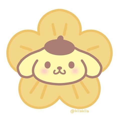 Sanrio Purin Icon, Kawaii Sanrio Drawings, Pompompurin Png Icons, Sanrio Character Drawing, How To Draw Sanrio Characters, Sanrio Characters Drawing, Cute Sanrio Drawings, Sanrio Characters Icons, Hello Kitty Draw